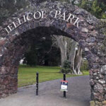 Stone archway at the entrance to Jellicoe Park